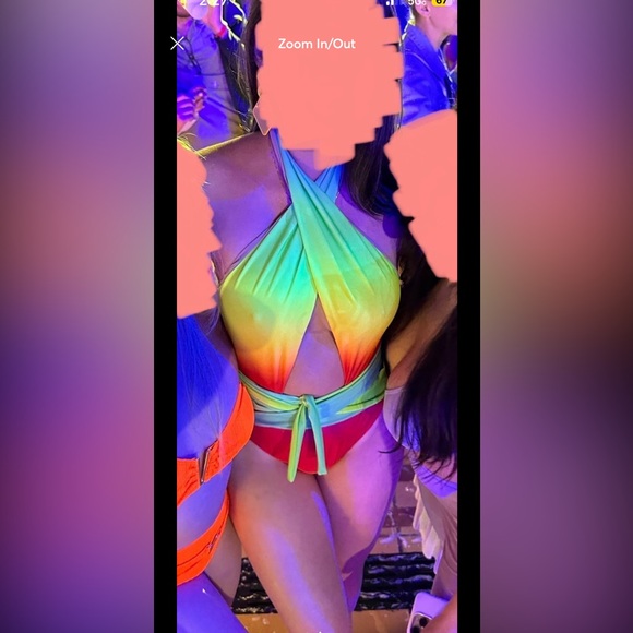 Revolve Neon One Piece swimsuit - x Revolve Alex One Piece - Picture 4 of 5